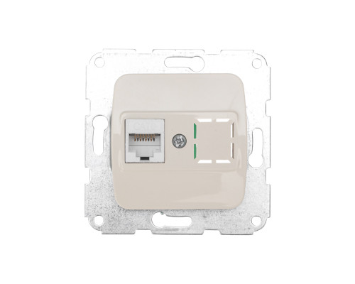 Розетка Компьютер RJ45 с/у мех. Беж KRANZ