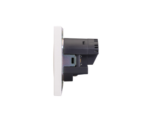 Розетка STRONG 1-ая с/з с/у з/ш 16А с USB A+C быстрой зарядки 5В/3А жемчуг KRANZ