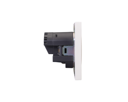 Розетка STRONG 1-ая с/з с/у з/ш 16А с USB A+C быстрой зарядки 5В/3А жемчуг KRANZ