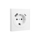 Розетка STRONG 1-ая с/з с/у з/ш 16А с USB A+C быстрой зарядки 5В/3А жемчуг KRANZ