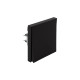 Выключатель STRONG 1 кл 10А с/у антрацит KRANZ