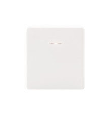 Выключатель ROUND 1 кл проходной (переключатель) с подсветкой 10А с/у перламутр KRANZ