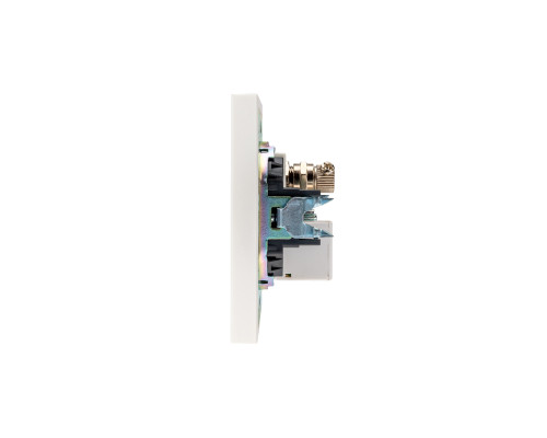 Розетка STRONG компьютерная RJ45 кат6 + TV с/у жемчуг KRANZ