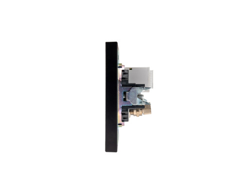 Розетка STRONG компьютерная RJ45 кат6 + TV с/у антрацит KRANZ