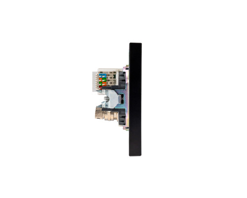 Розетка STRONG компьютерная RJ45 кат6 + TV с/у антрацит KRANZ