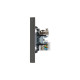 Розетка STRONG компьютерная RJ45 кат6 + TV с/у графит KRANZ