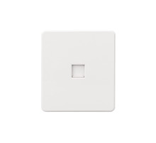 Розетка ROUND компьютерная RJ45 кат6 с/у перламутр KRANZ