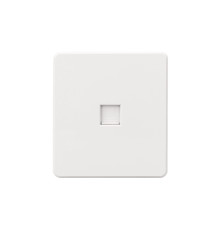 Розетка ROUND компьютерная RJ45 кат6 с/у перламутр KRANZ