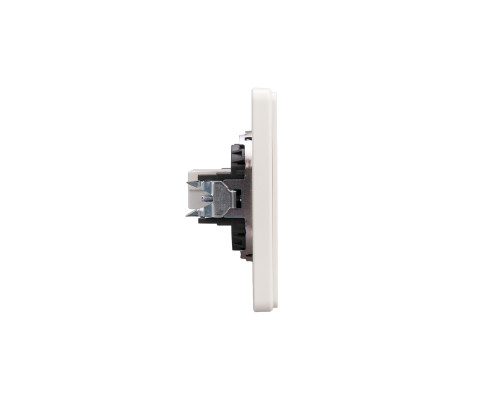 Розетка ROUND компьютерная RJ45 кат6 с/у перламутр KRANZ
