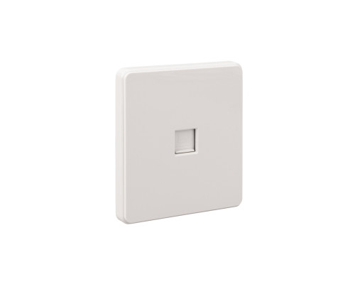 Розетка ROUND компьютерная RJ45 кат6 с/у перламутр KRANZ