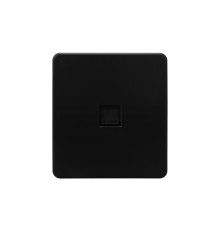 Розетка ROUND компьютерная RJ45 кат6 с/у оникс KRANZ