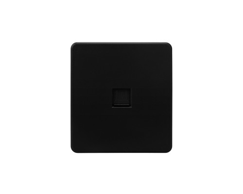 Розетка ROUND компьютерная RJ45 кат6 с/у оникс KRANZ