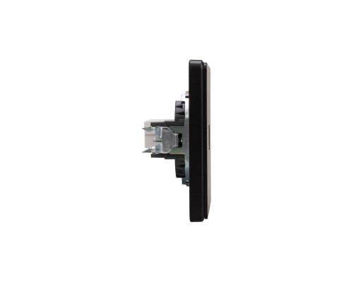 Розетка ROUND компьютерная RJ45 кат6 с/у оникс KRANZ
