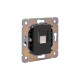 Розетка STRONG компьютерная RJ45 кат6 с/у жемчуг KRANZ