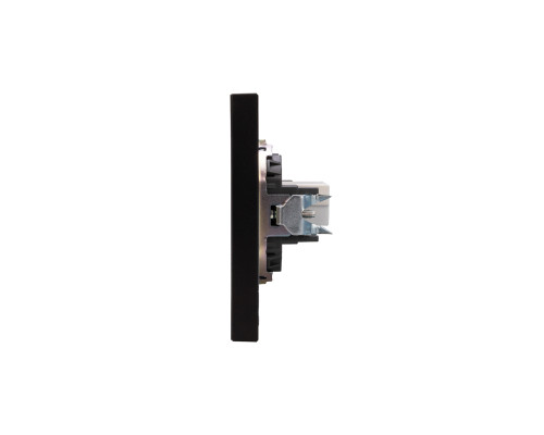 Розетка STRONG компьютерная RJ45 кат6 с/у антрацит KRANZ