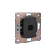 Розетка STRONG компьютерная RJ45 кат6 с/у антрацит KRANZ