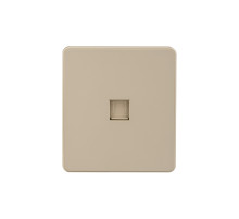 Розетка ROUND компьютерная RJ45 кат6 с/у шелк KRANZ