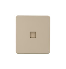 Розетка ROUND компьютерная RJ45 кат6 с/у шелк KRANZ