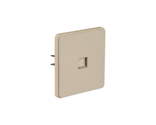 Розетка ROUND компьютерная RJ45 кат6 с/у шелк KRANZ