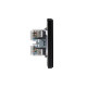 Розетка ROUND компьютерная двойная RJ45+RJ45 кат6 с/у оникс KRANZ