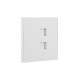 Розетка STRONG компьютерная двойная RJ45+RJ45 кат6 с/у жемчуг KRANZ