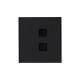 Розетка STRONG компьютерная двойная RJ45+RJ45 кат6 с/у антрацит KRANZ