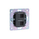Розетка STRONG компьютерная двойная RJ45+RJ45 кат6 с/у антрацит KRANZ