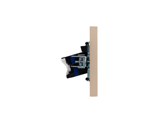 Розетка STRONG компьютерная двойная RJ45+RJ45 кат6 с/у шелк KRANZ