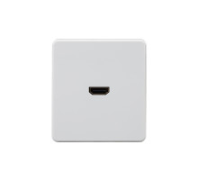 Розетка ROUND HDMI с/у перламутр KRANZ