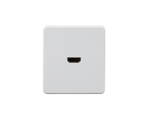 Розетка ROUND HDMI с/у перламутр KRANZ