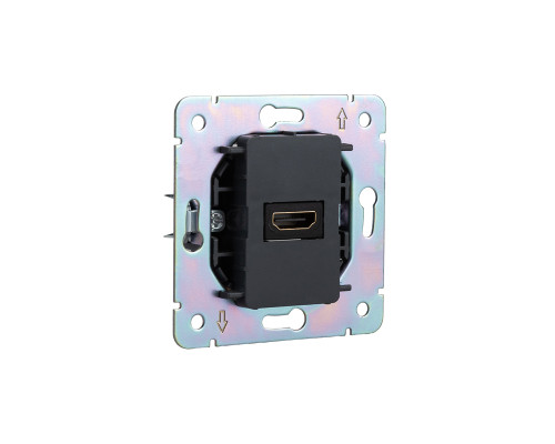 Розетка ROUND HDMI с/у перламутр KRANZ