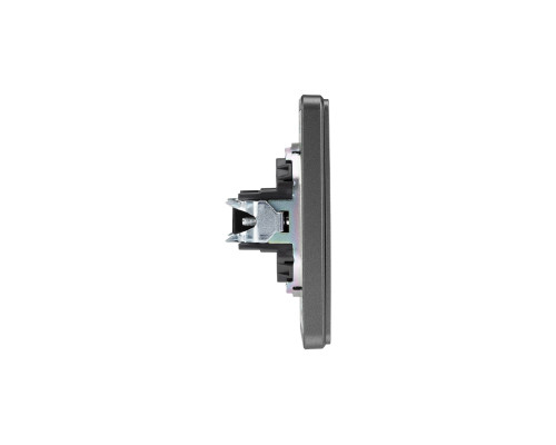 Розетка ROUND HDMI с/у титан KRANZ