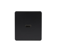 Розетка ROUND HDMI с/у оникс KRANZ