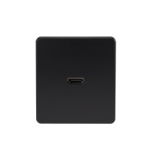 Розетка ROUND HDMI с/у оникс KRANZ