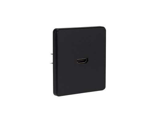 Розетка ROUND HDMI с/у оникс KRANZ