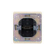 Розетка ROUND HDMI с/у шелк KRANZ