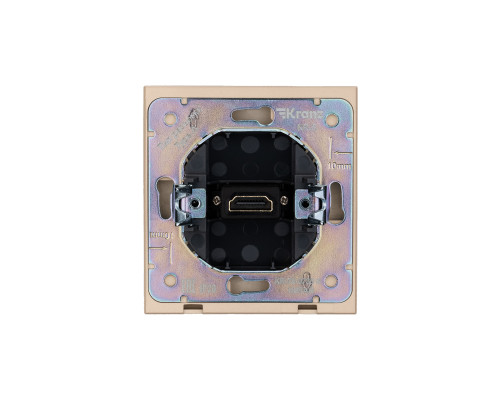 Розетка STRONG HDMI с/у шелк KRANZ
