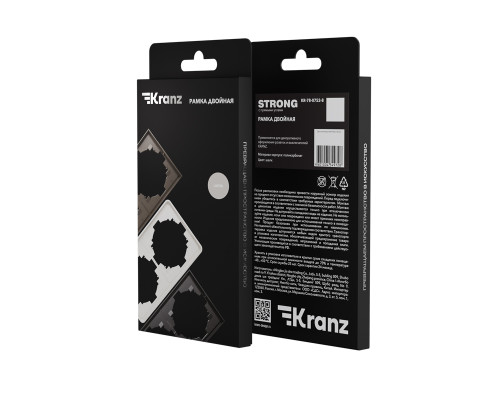 Рамка STRONG 2-постовая шелк KRANZ