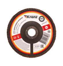 Круг лепестковый торцевой, P40, 150х22,2мм KRANZ