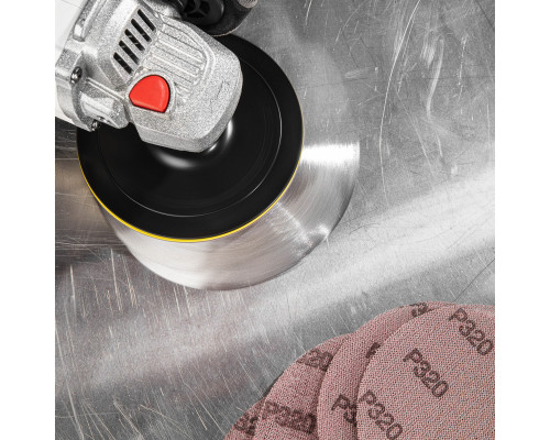 Диск шлифовальный на сетчатой основе 125 мм, Р320, 5 шт KRANZ