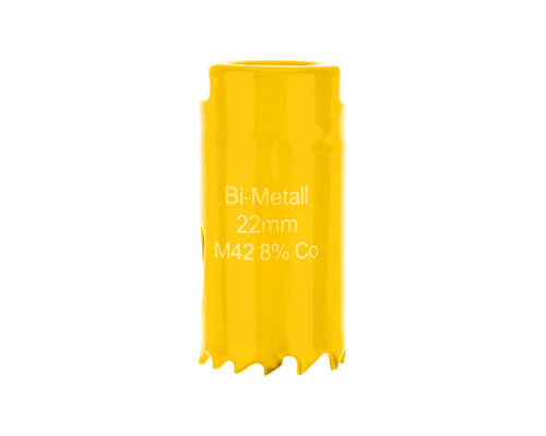 Коронка по металлу биметаллическая (Bimetal) 22мм KRANZ