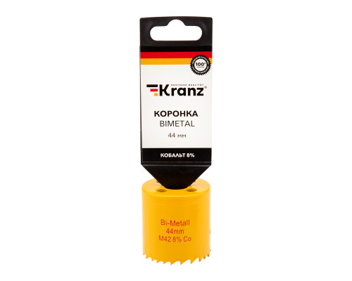 Коронка по металлу биметаллическая (Bimetal) 44мм KRANZ