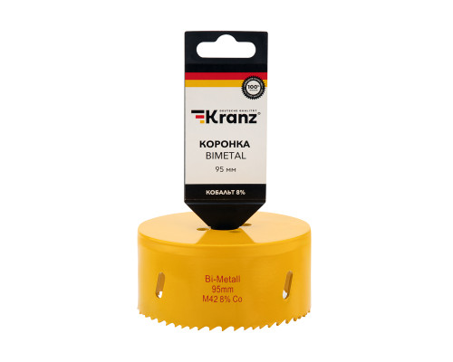 Коронка по металлу биметаллическая (Bimetal) 95мм KRANZ