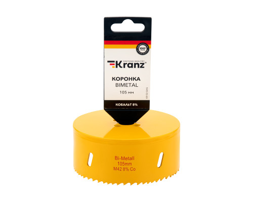 Коронка по металлу биметаллическая (Bimetal) 105мм KRANZ