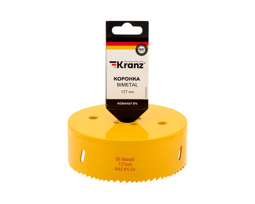 Коронка по металлу биметаллическая (Bimetal) 127мм KRANZ