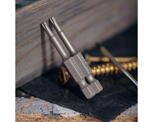Бита для шуруповерта Torx T10х50 мм (2 шт./уп.) KRANZ