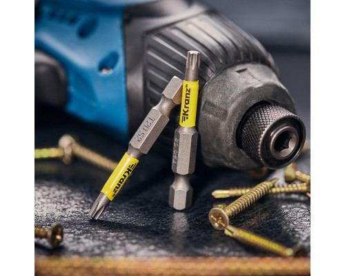 Бита для шуруповерта Torx T20х50 мм (2 шт./уп.) KRANZ