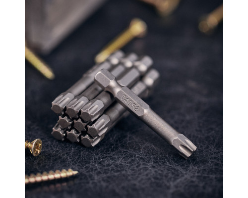 Бита Torx T-40х50 мм для шуруповерта (упак. 10 шт.) KRANZ