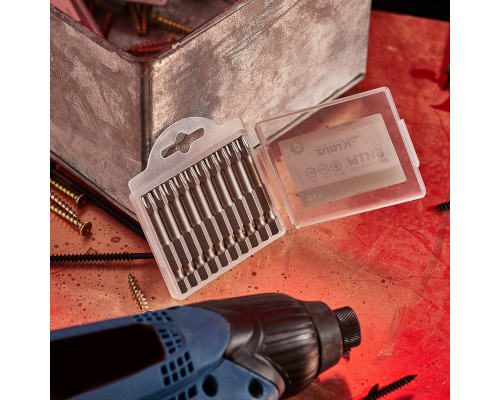 Бита Torx T-40х50 мм для шуруповерта (упак. 10 шт.) KRANZ