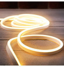 Гибкий неон NEON-NIGHT LED SMD 8х16 мм, односторонний теплый белый, 120 LED/м, 20 м